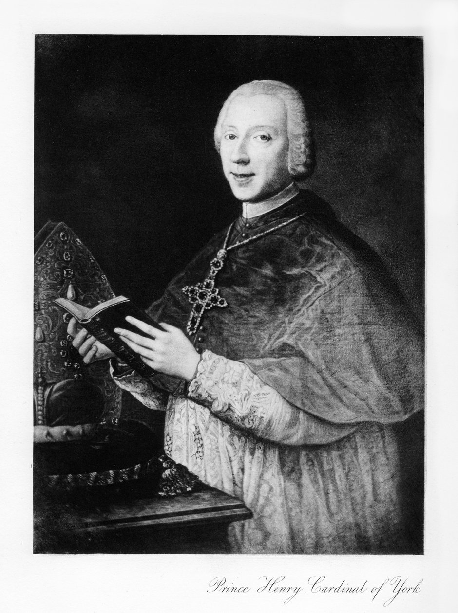 Henry Benedict Stuart jako kardinál vévoda z Yorku, 1907 od Unbekannt