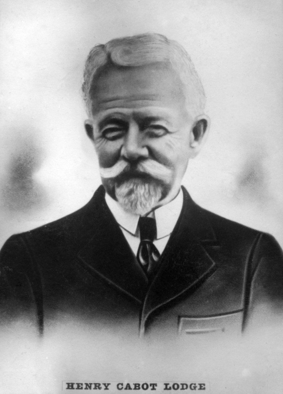 Henry Cabot Slim Lodge 1850-1924, americký republikánský senátor a historik, c1910 od Unbekannt