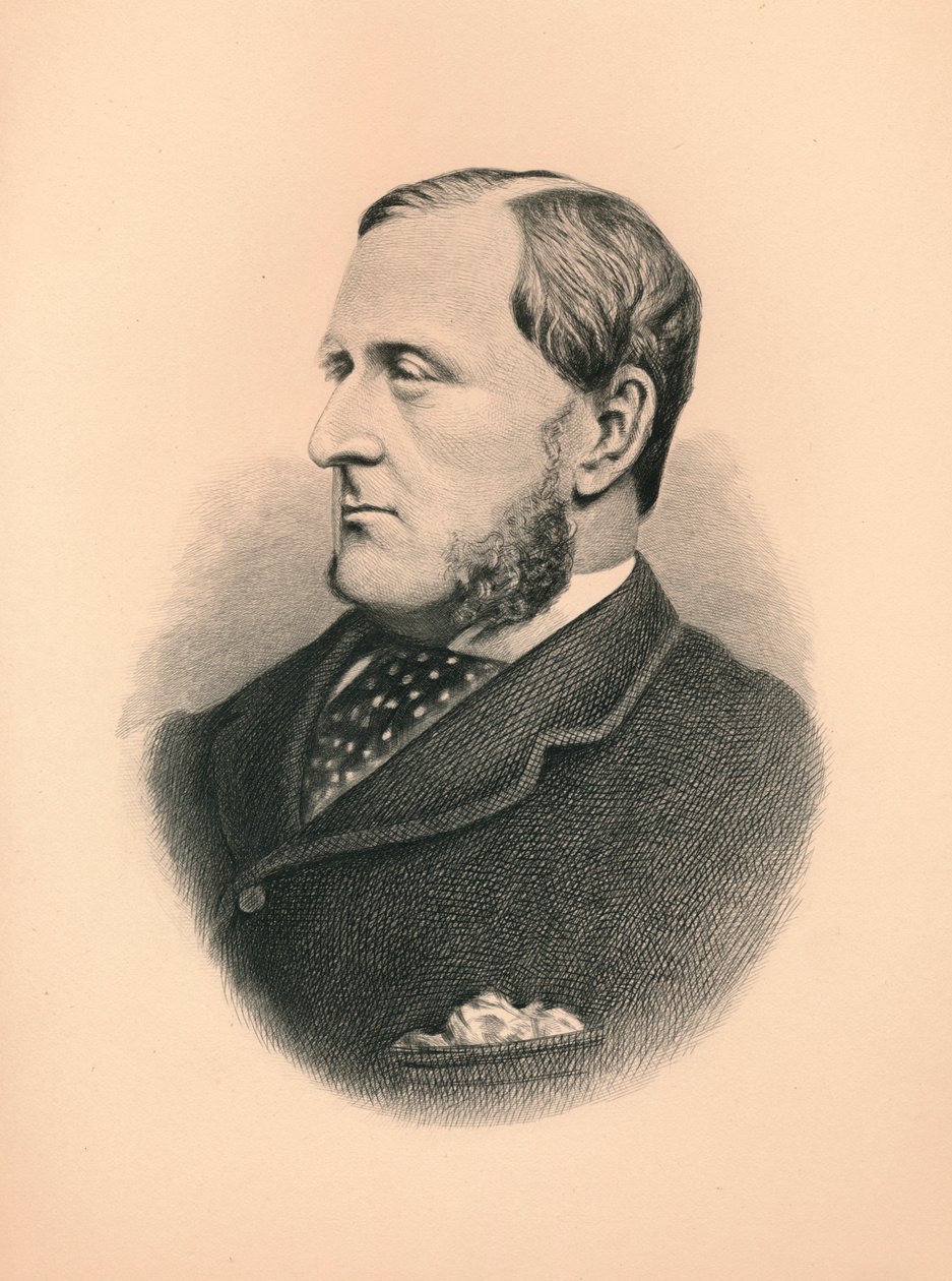 Henry Chaplin, 1. vikomt Chaplin 1840-1923, britský statkář, majitel dostihových koní, 1896 od Unbekannt