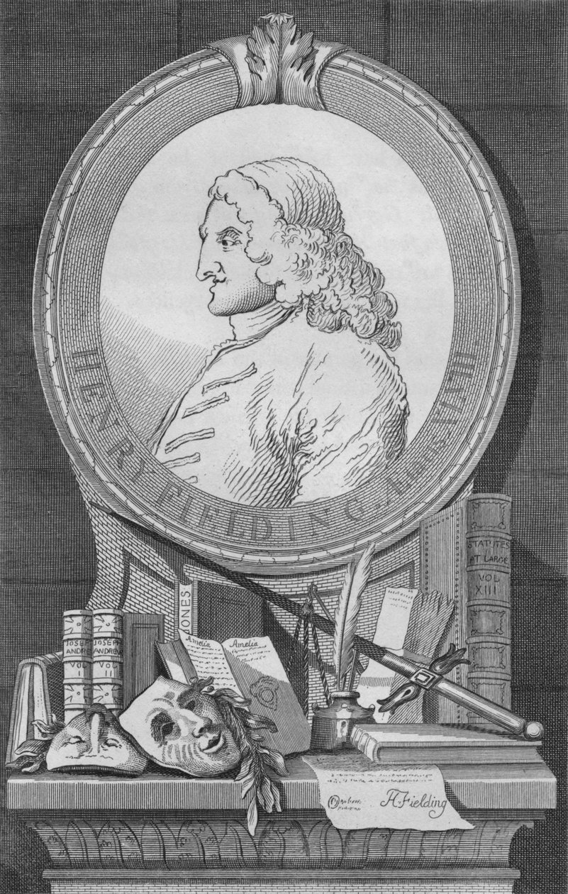 Henry Fielding, c1754, 1827. od Unbekannt