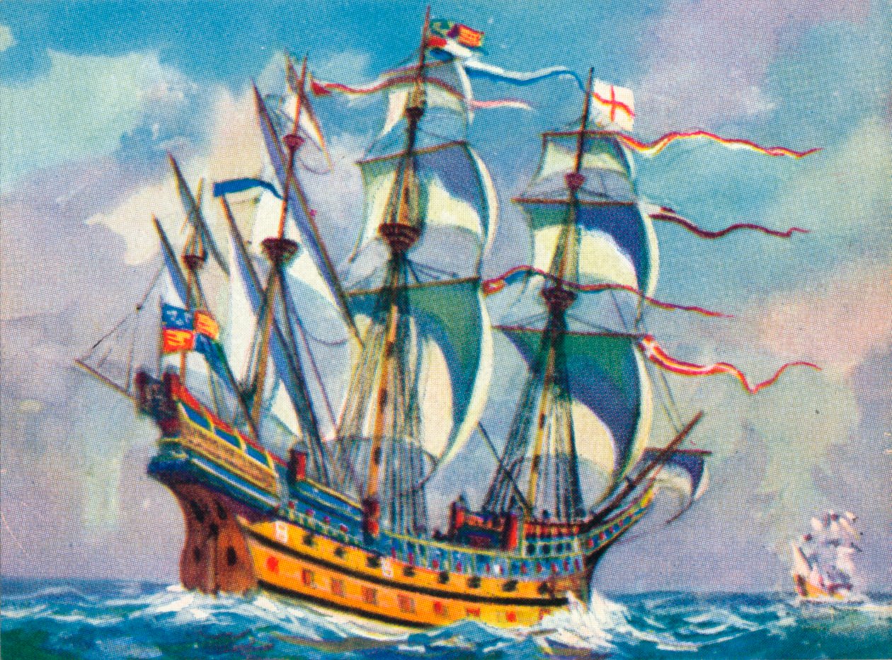 Henry Grace a Dieu Henry Grace of God, také známý jako Great Harry, anglický carrack nebo velká loď od Unbekannt