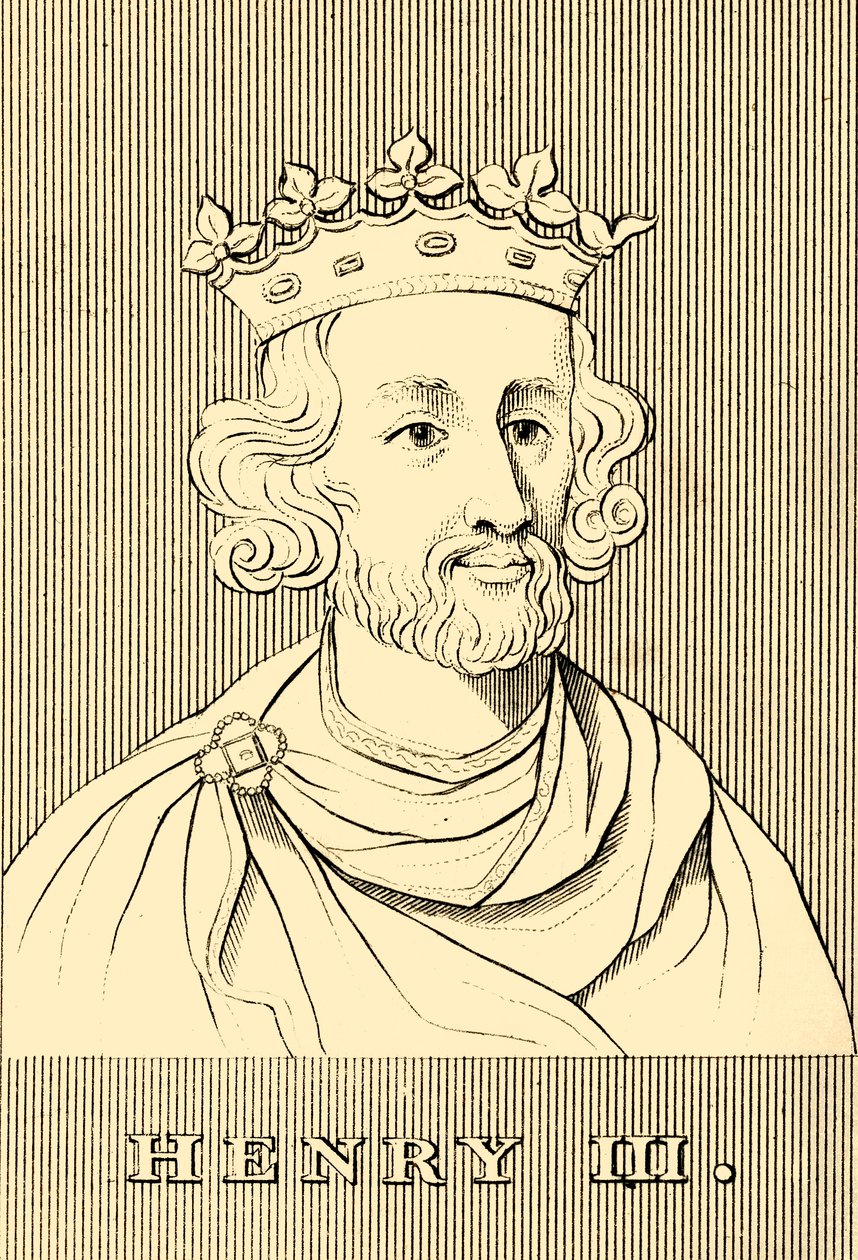 Jindřich III., 1207-1272, 1830. od Unbekannt