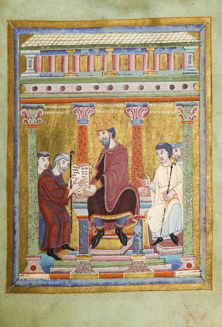Jindřich III., Evangelarium císaře Svaté říše římské pro Jindřicha III., 10391043 od Unbekannt