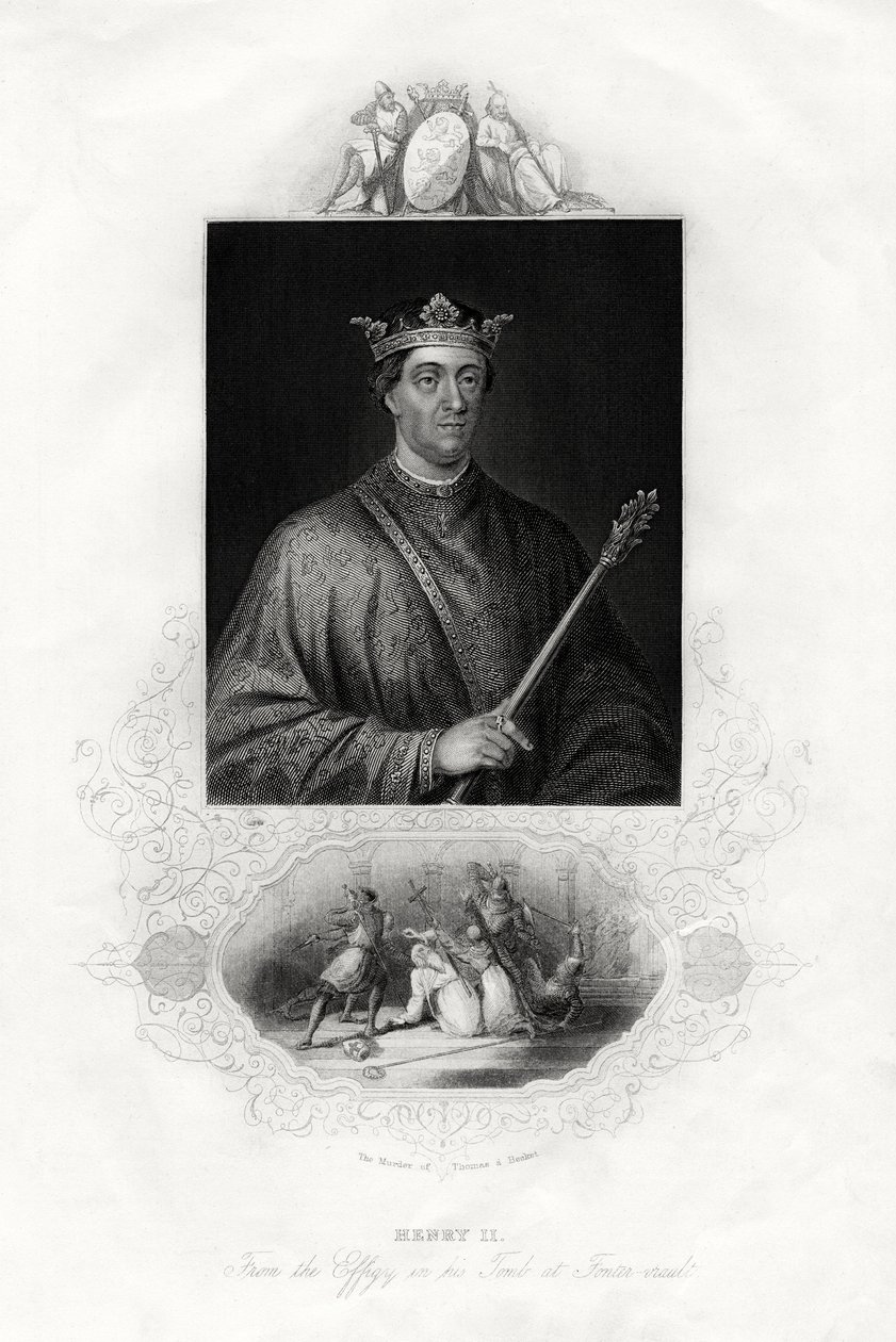 Jindřich II., anglický král, 1860 od Unbekannt