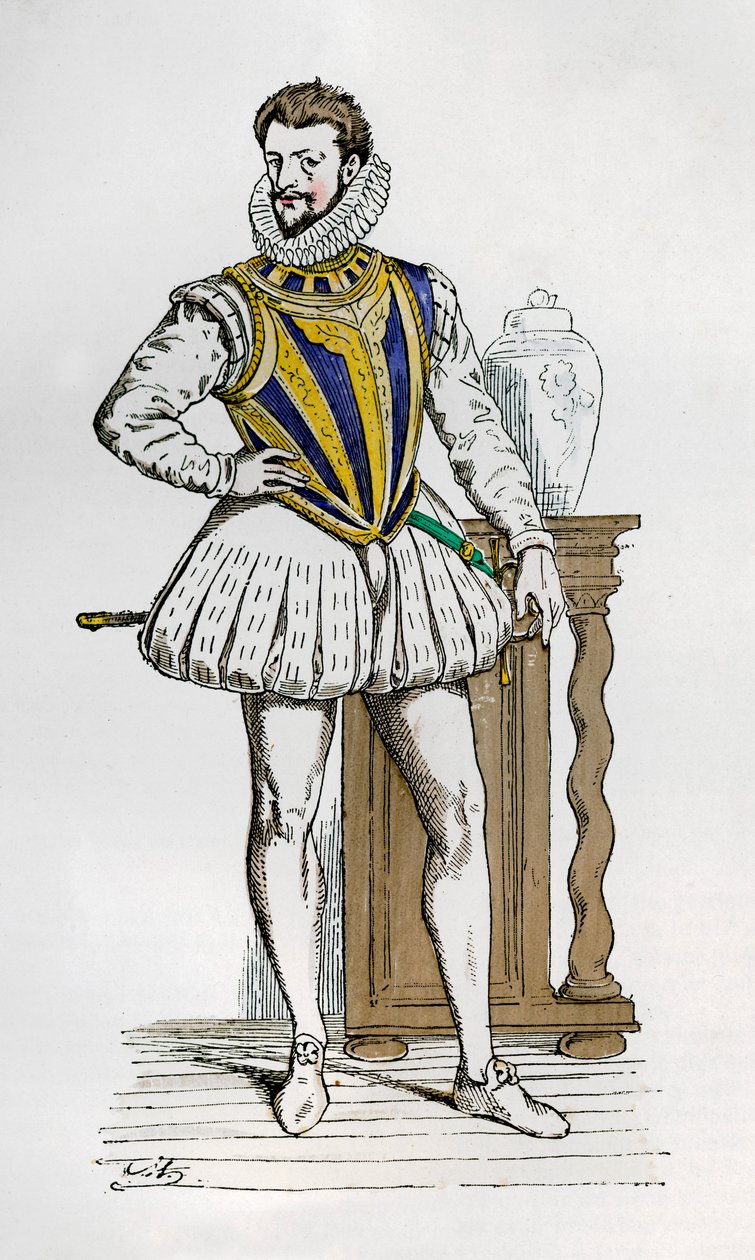 Jindřich I., vévoda z Guise, francouzský voják a politik, 16. století 1882-1884 od Unbekannt