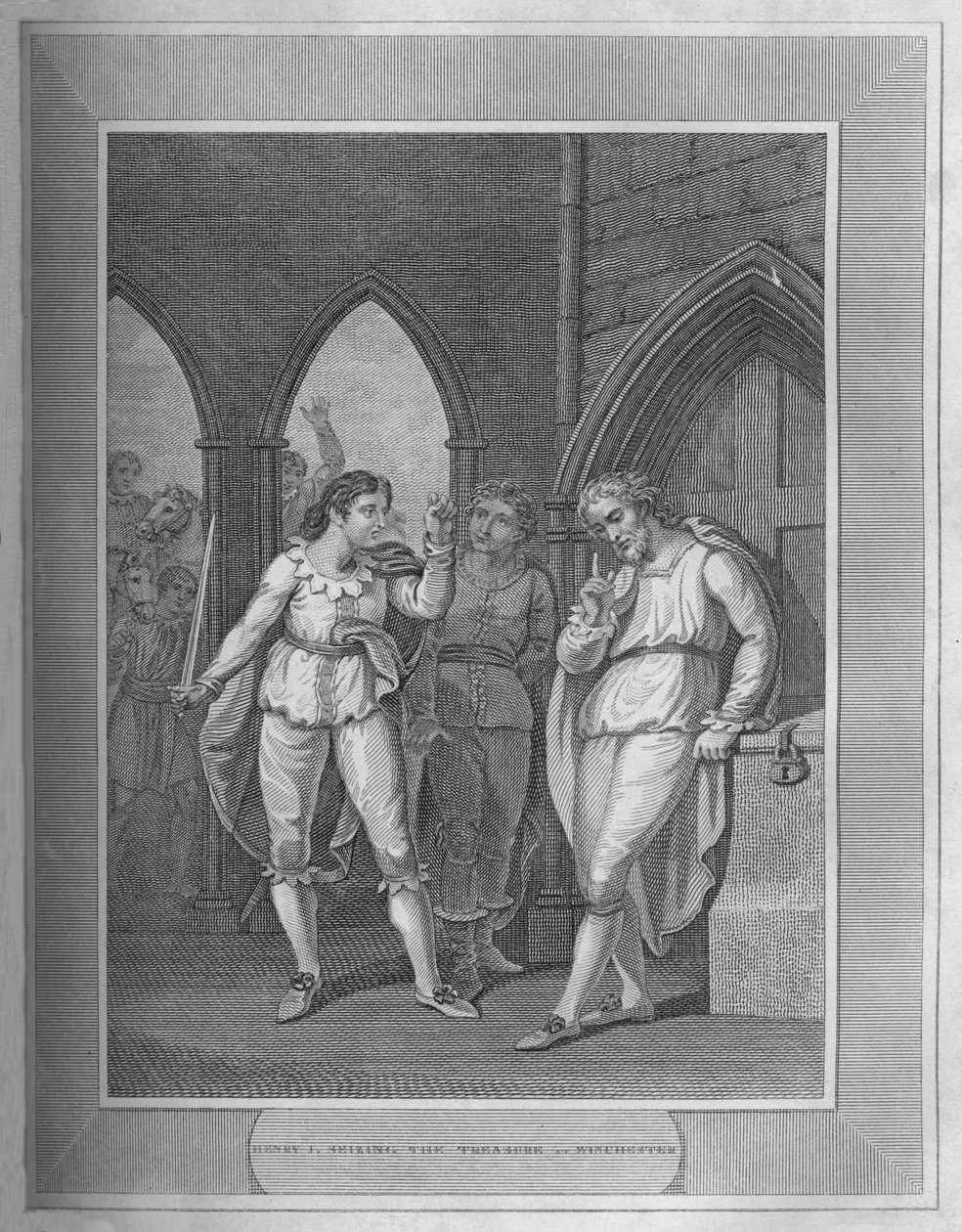 Henry I., Seizing The Treasure of Winchester, 1838 od Unbekannt