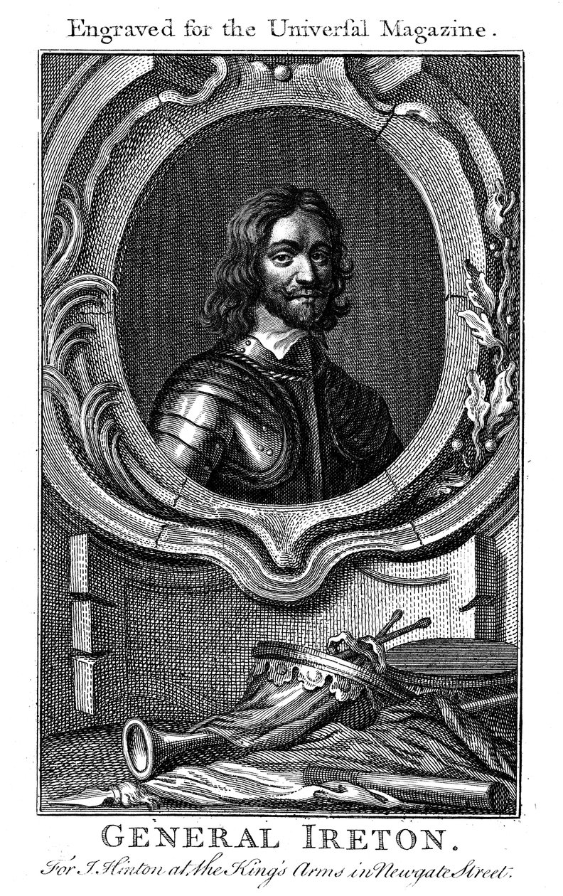 Henry Ireton, velitel anglického parlamentu v 17. století od Unbekannt
