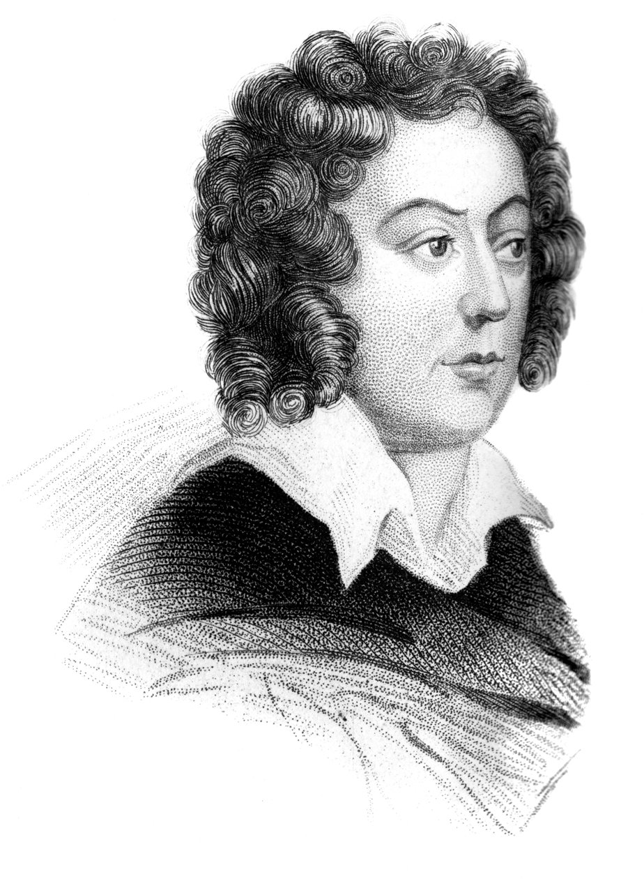 Henry Purcell, anglický barokní skladatel ze 17. století, kolem roku 1850 od Unbekannt