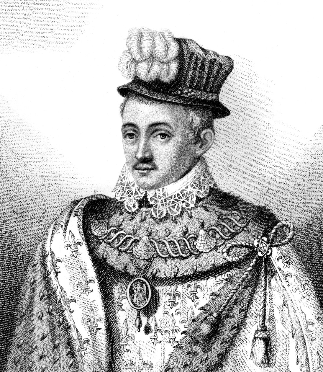 Henry Stuart, Lord Darnley, druhý manžel Marie, královny Skotska, 1803 od Unbekannt