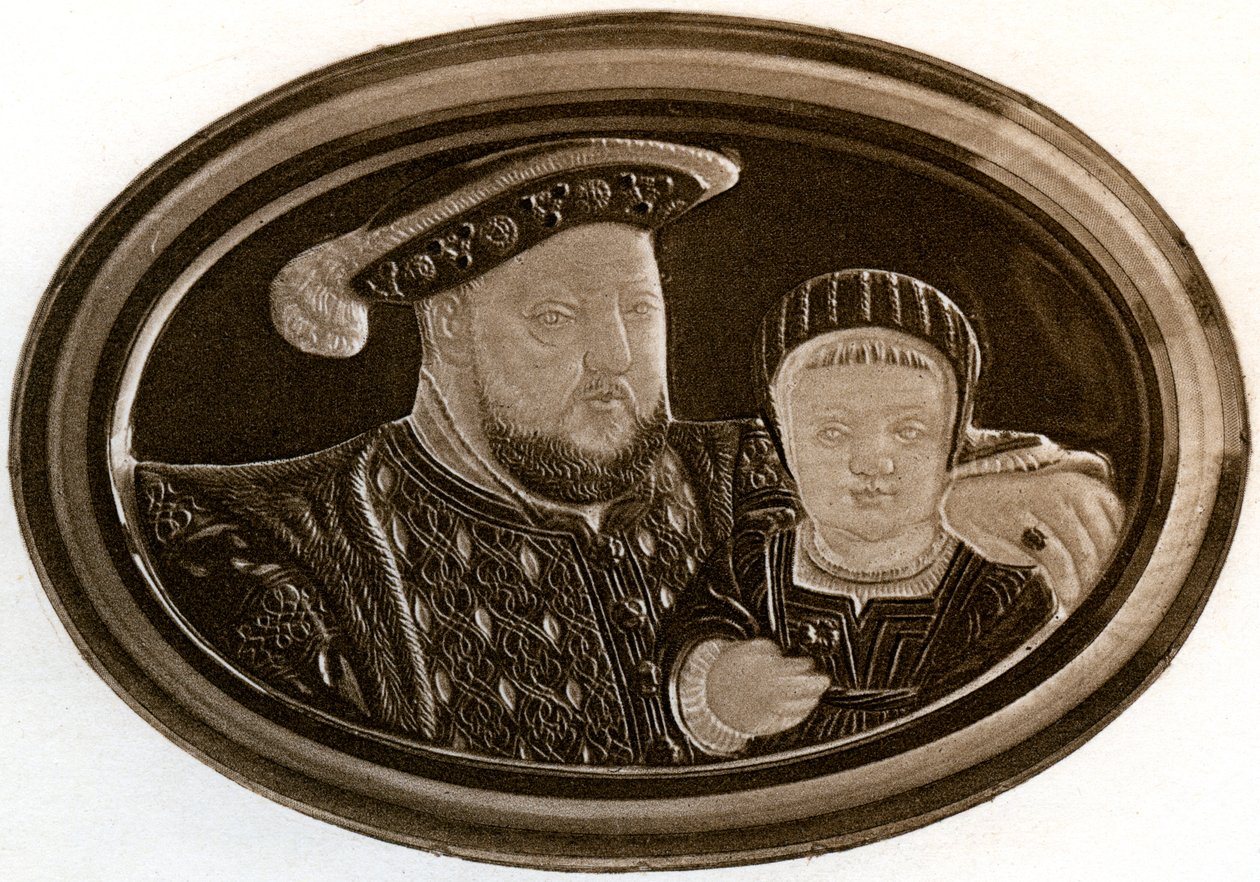 Jindřich VIII a princ Edward, 1902 od Unbekannt