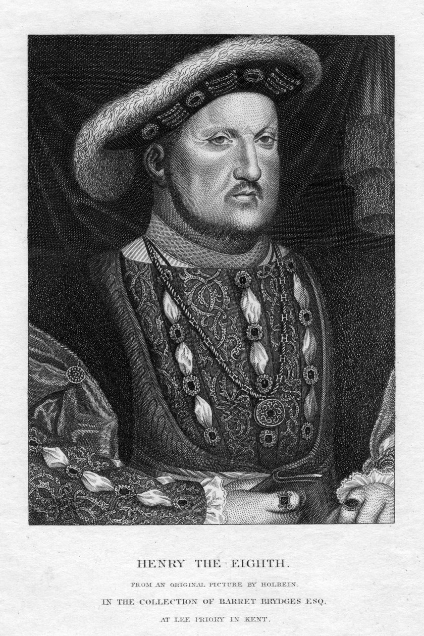 Anglický Jindřich VIII., 1491-1547 od Unbekannt