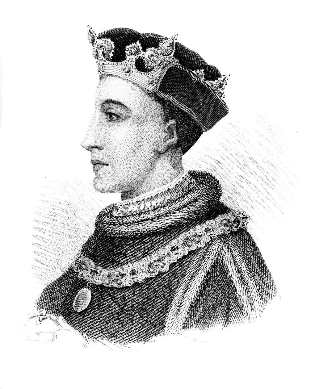Jindřich V., anglický král, c1850 od Unbekannt