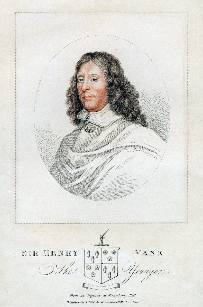Henry Vane mladší , státník a člen parlamentu, 1814 od Unbekannt