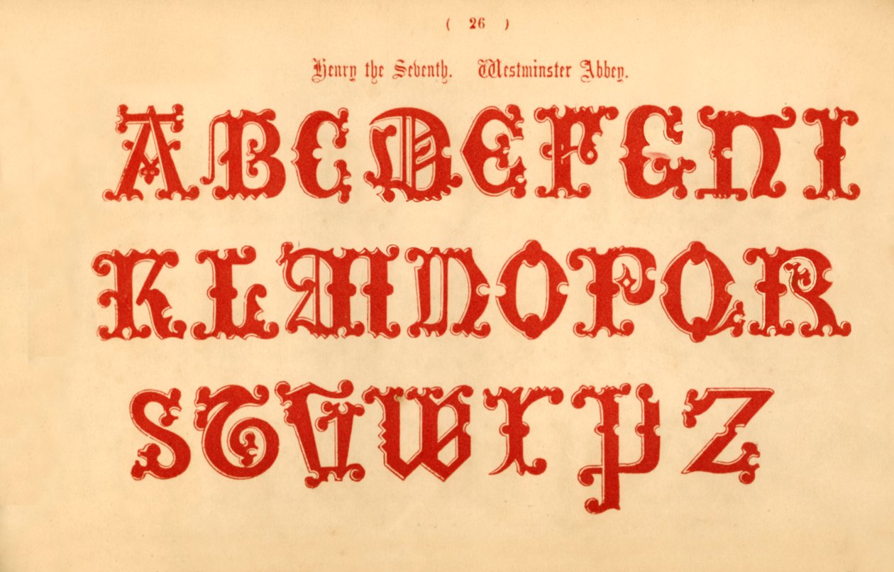 Jindřich sedmý. Westminsterské opatství, 1862 od Unbekannt