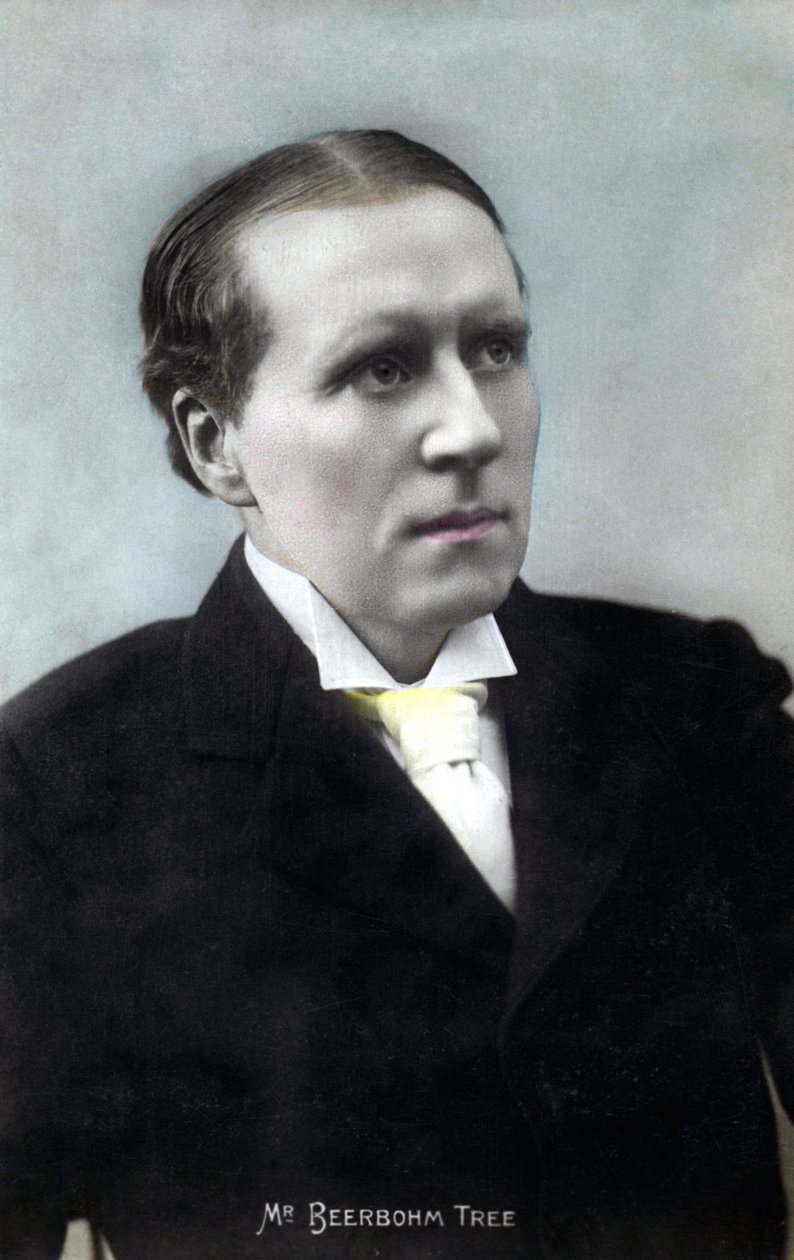 Herbert Beerbohm Tree 1852-1917, anglický herec a divadelní manažer, začátek 20. od Unbekannt