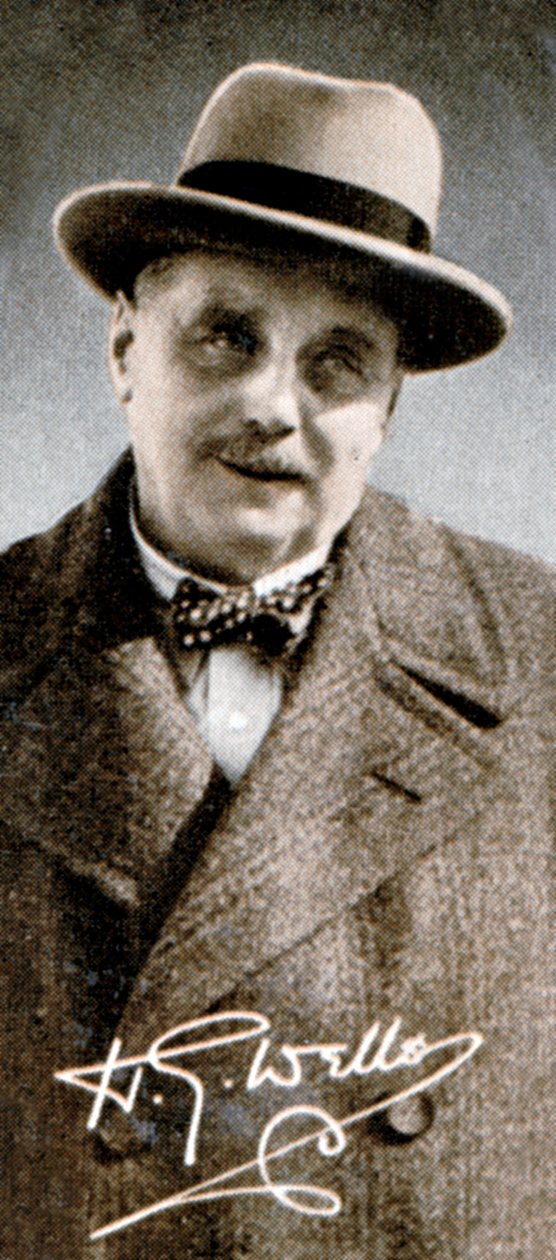 Herbert George HG Wells 1866-1946, anglický spisovatel, 1935 od Unbekannt