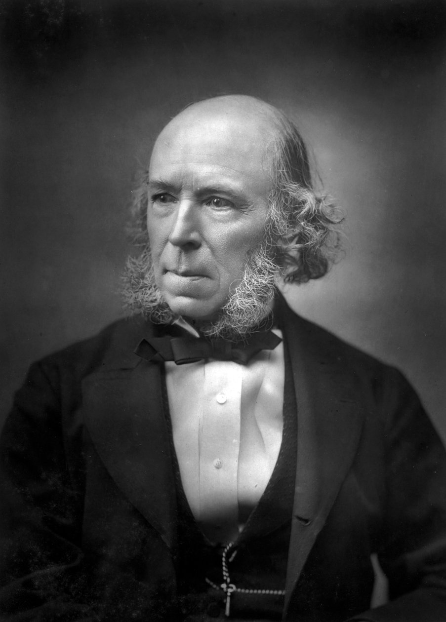 Herbert Spencer 1820-1903, konec 19. století od Unbekannt