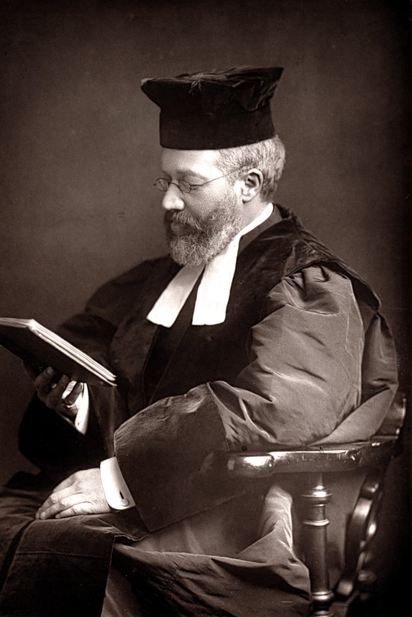 Hermann Adler 1839-1911, v Německu narozený vrchní rabín Britského impéria, c1894 od Unbekannt