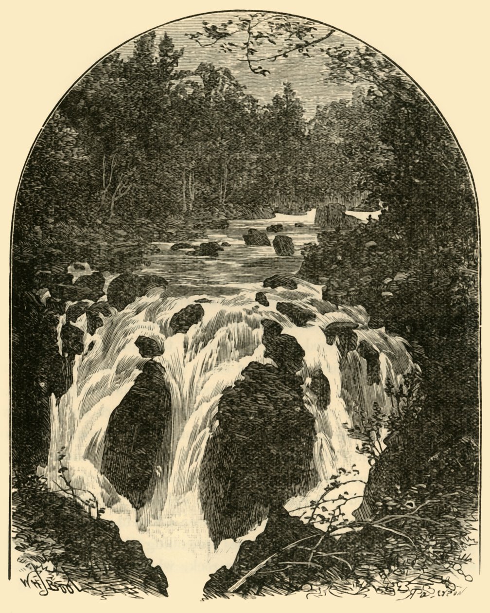Hermitage Fall, 1898. od Unbekannt