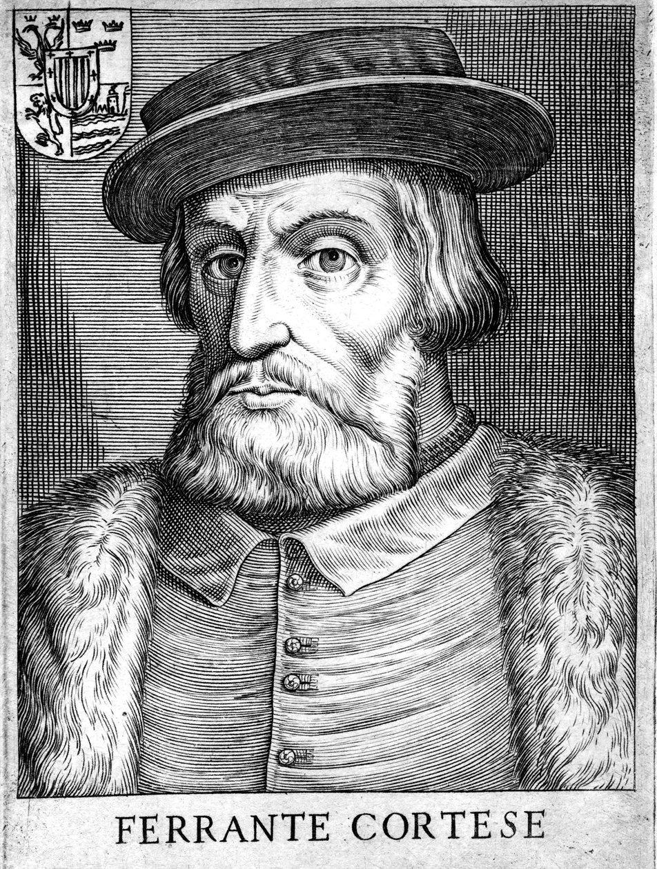 Hernan Cortes 1485-1547, španělský conquistador, který dobyl Mexiko od Unbekannt