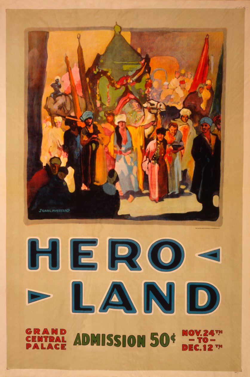 Hero Land Plakát, New York, New York od Unbekannt