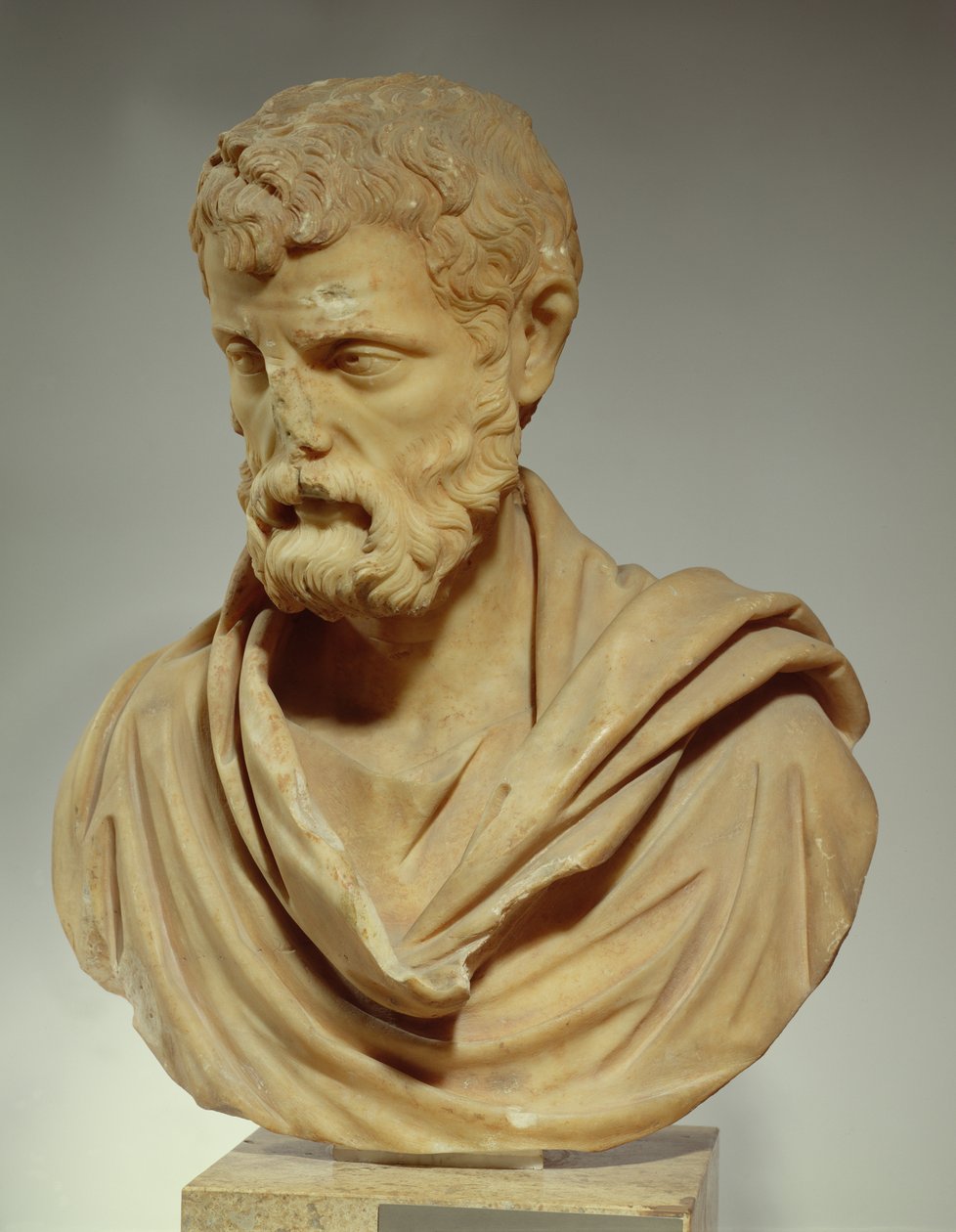 Herodes Atticus, mramorová hlava, Roman od Unbekannt