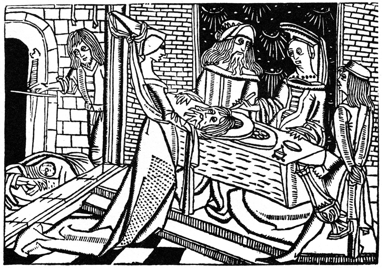 Herodias s hlavou Jana Křtitele, 1488 1964 od Unbekannt