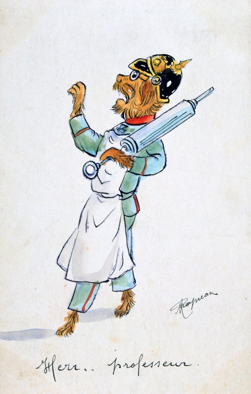 Herr Professor, Vintage francouzská pohlednice, c1900 od Unbekannt