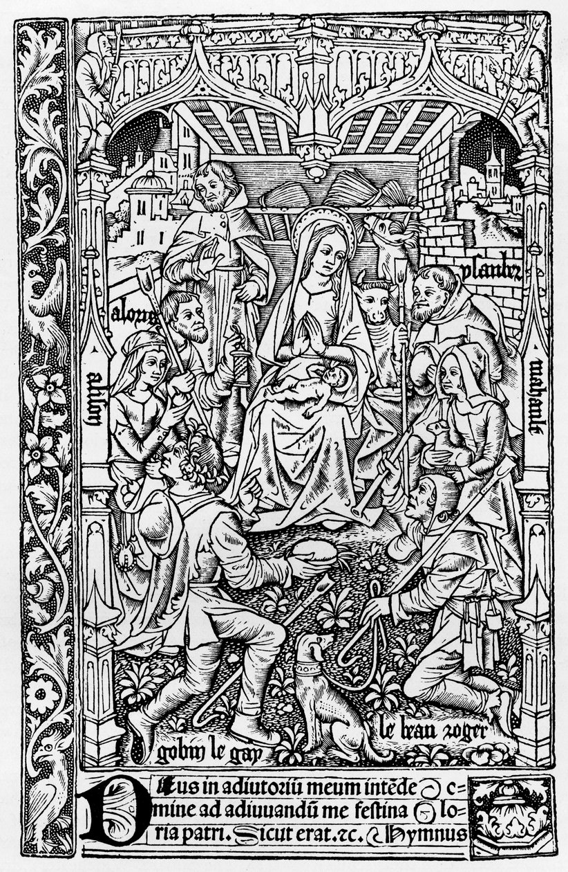 Hodiny k použití Romme, Paříž, Pigouchet pro Vostre, 20. prosince 1502, 1910 od Unbekannt