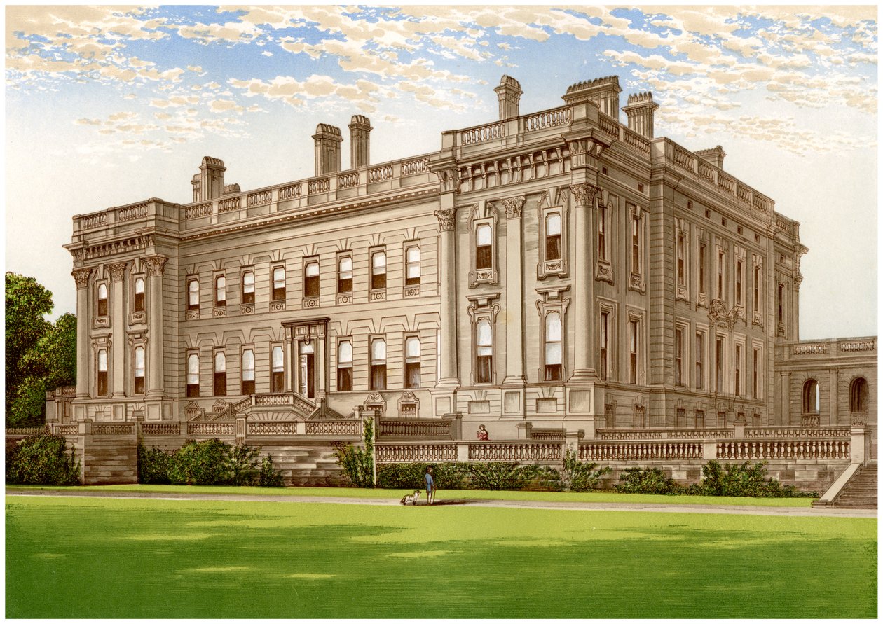 Heythrop, Oxfordshire, domov rodiny Brassey, c1880 od Unbekannt