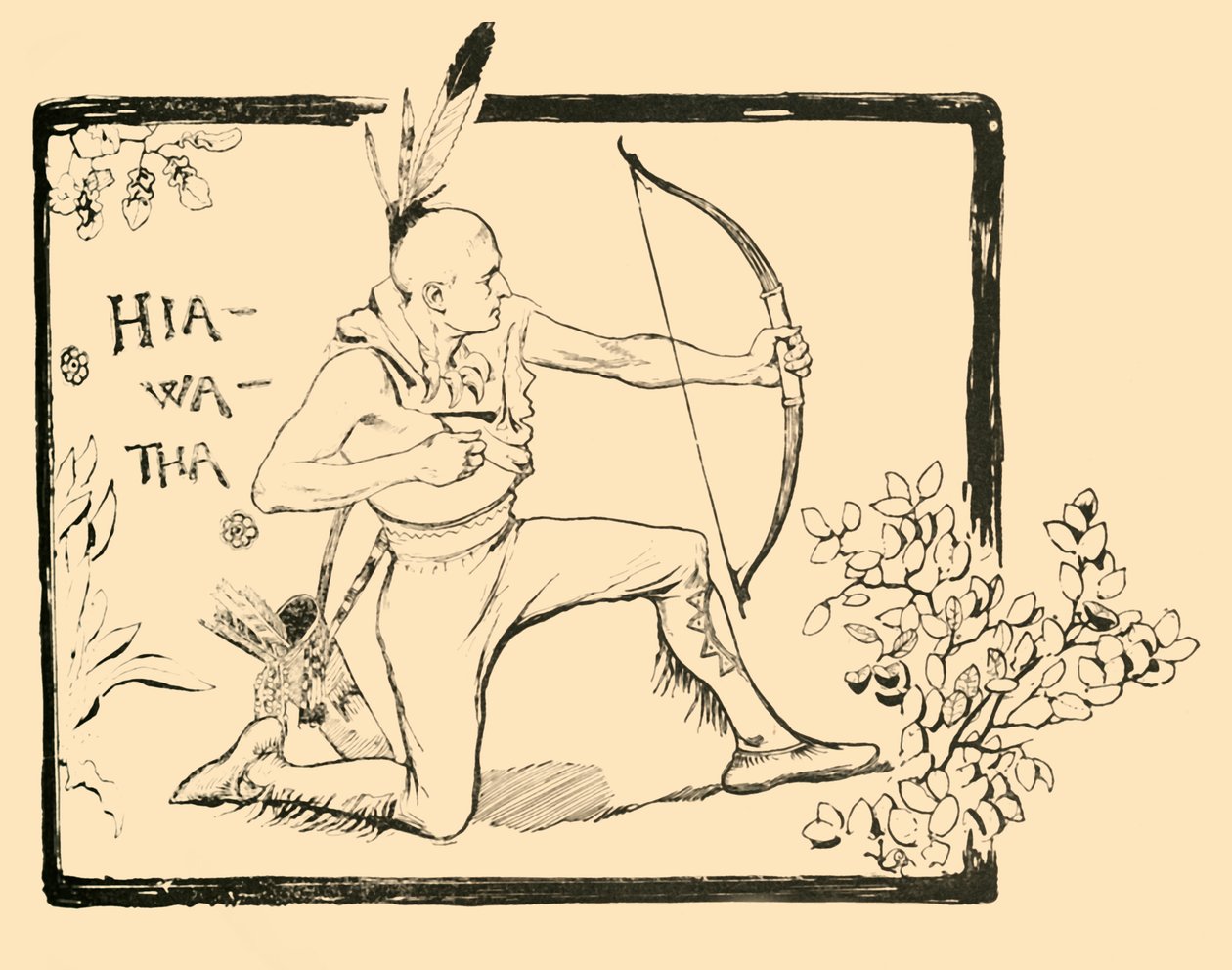 Hiawatha, 1882. od Unbekannt