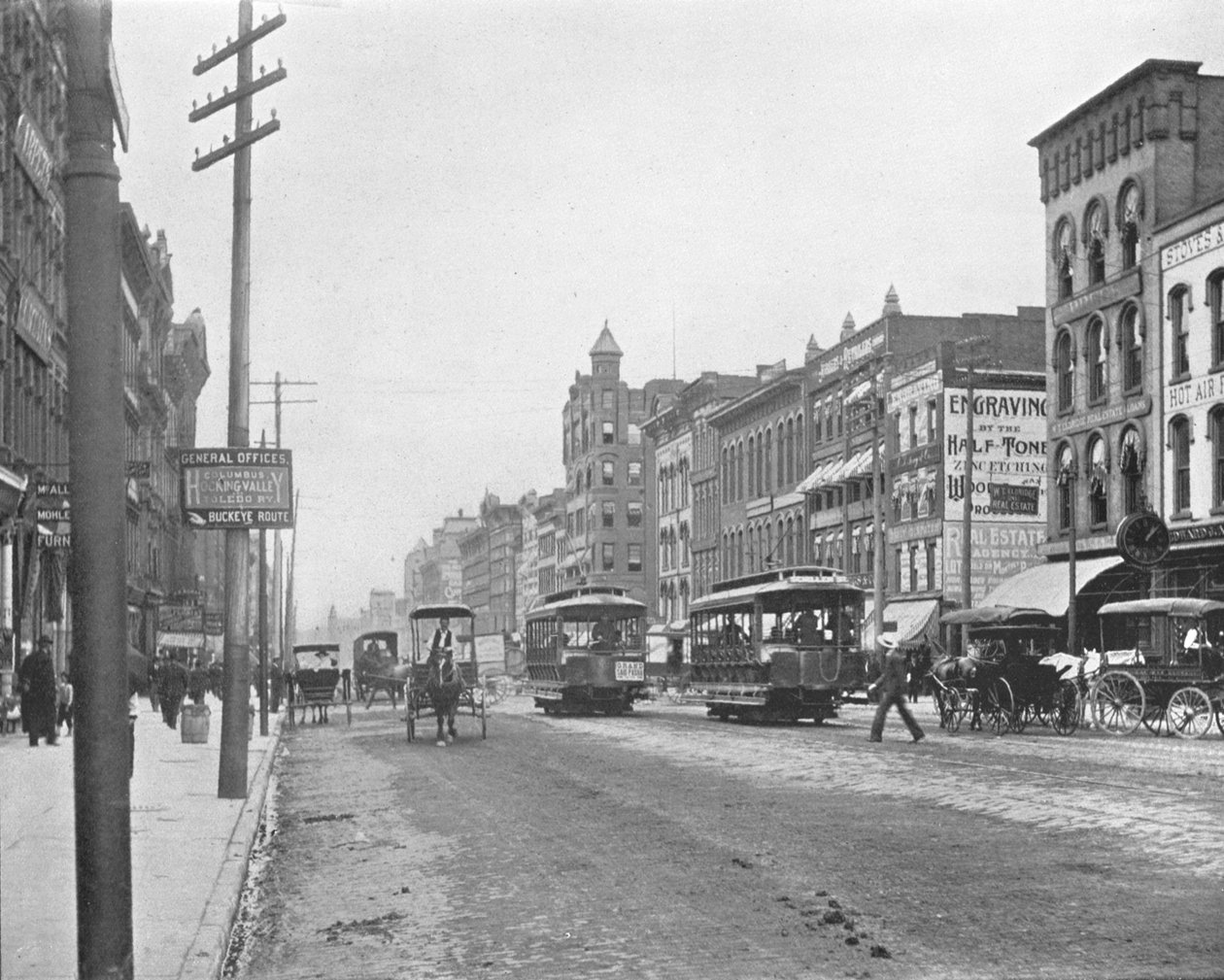 High Street, Columbus, Ohio, USA, c1900. od Unbekannt