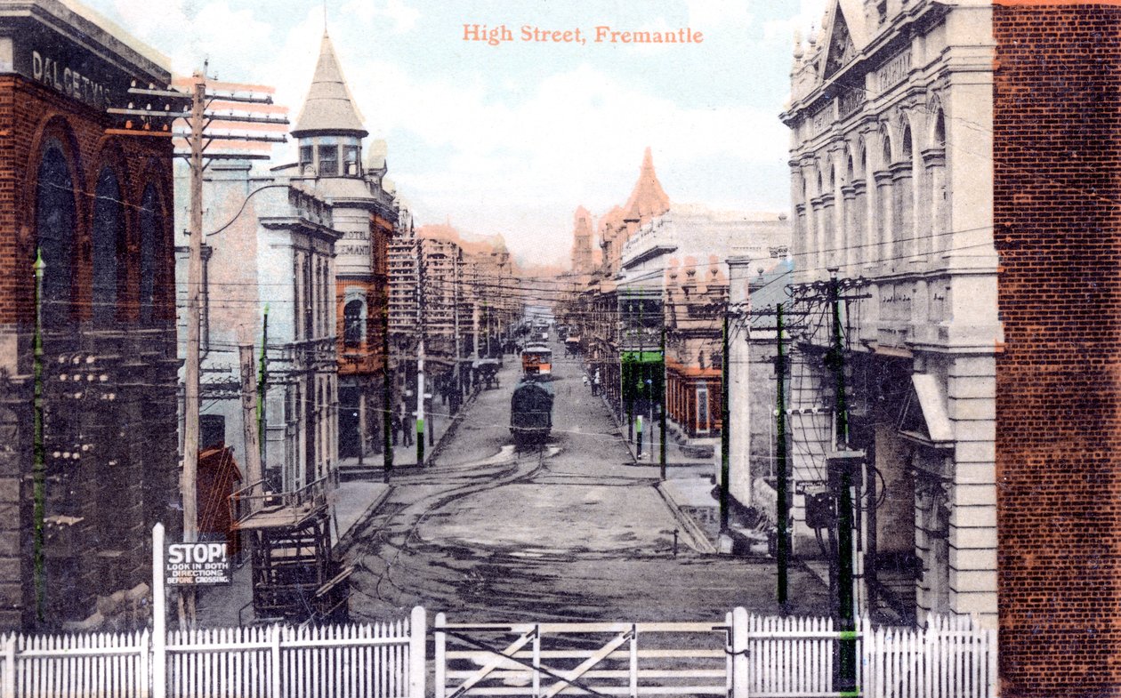 High Street, Fremantle, Austrálie, 1900 od Unbekannt