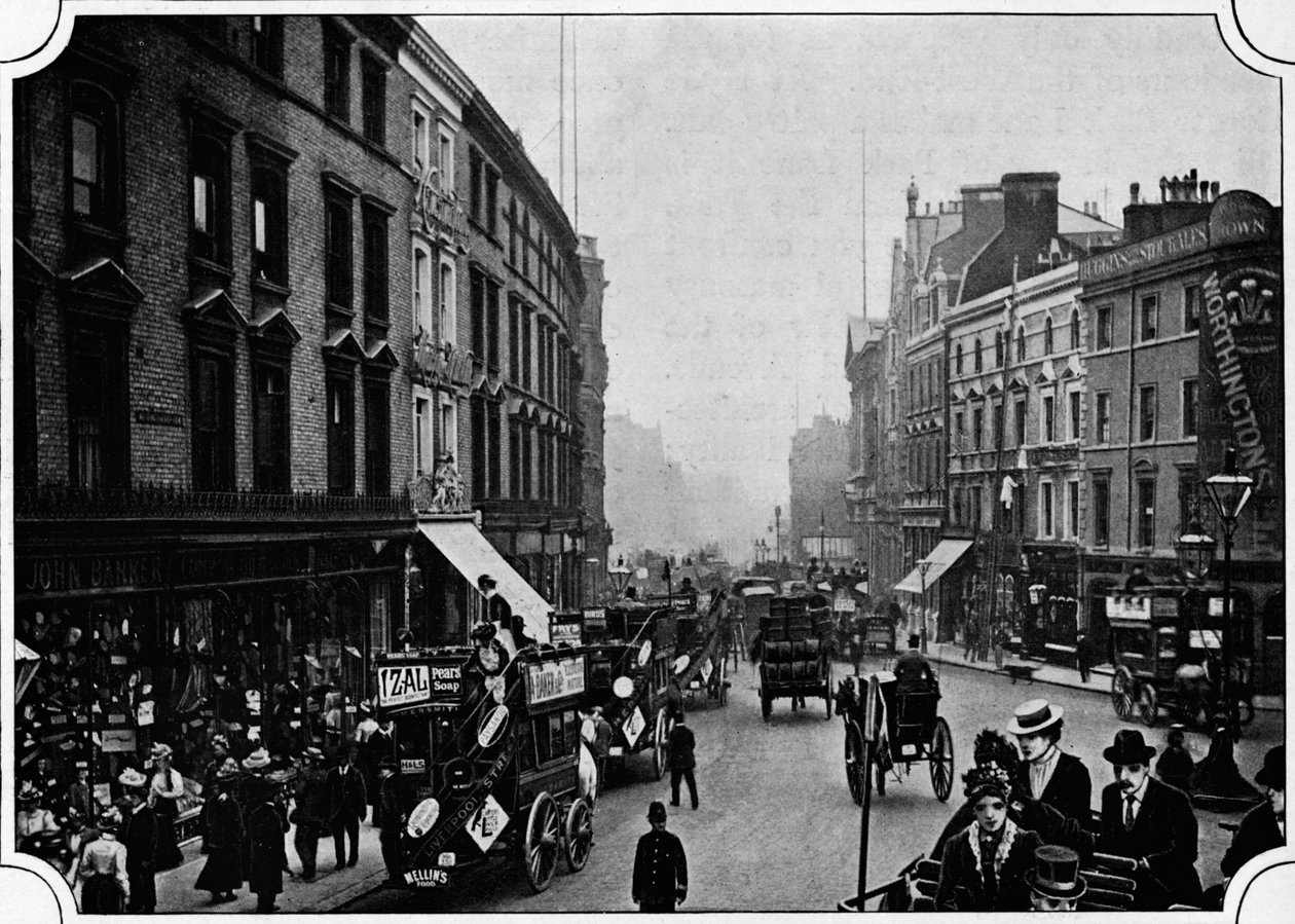 High Street, Kensington, Londýn, c1900 1901 od Unbekannt