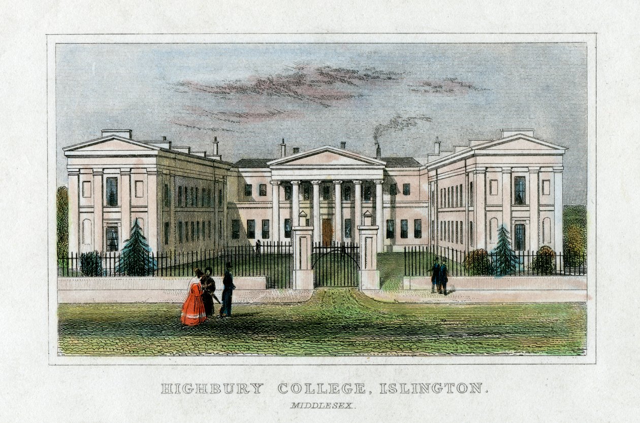 Highbury College, Islington, Londýn, polovina 19. století od Unbekannt