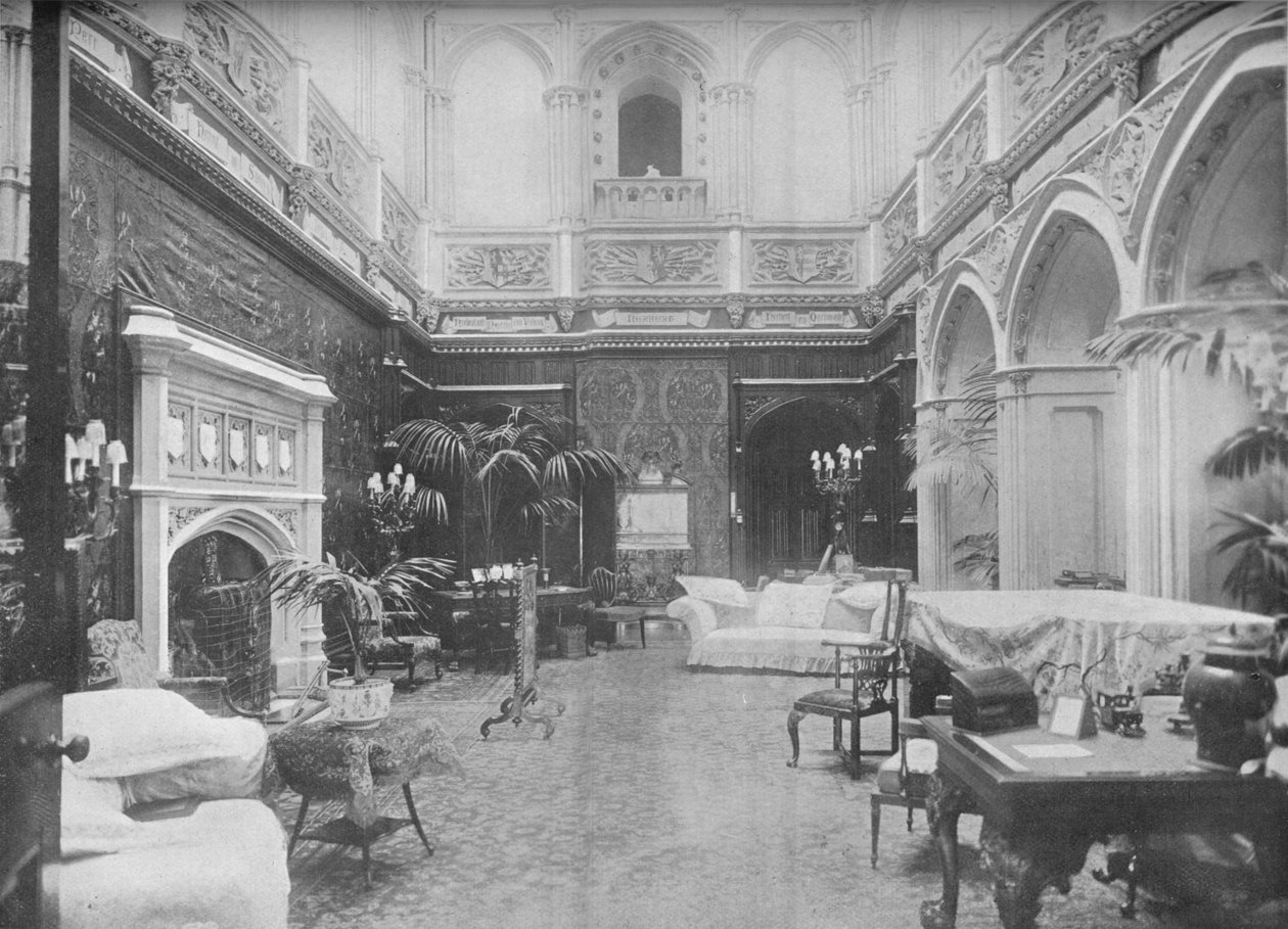 Hrad Highclere, Hampshire – hrabě z Carnarvonu, 1910 od Unbekannt