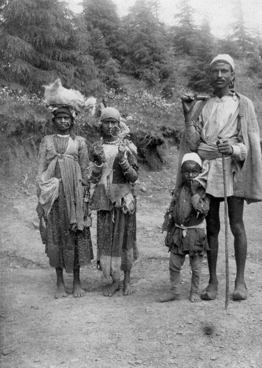 Lidé z horského kmene, Chakrata, 1917 od Unbekannt