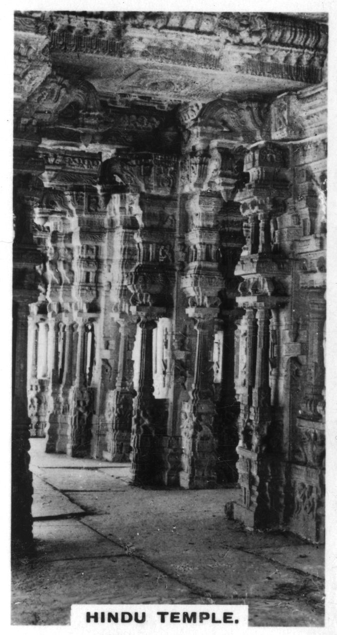 Hinduistický chrám, Vijayanagar, Indie, c1925 od Unbekannt