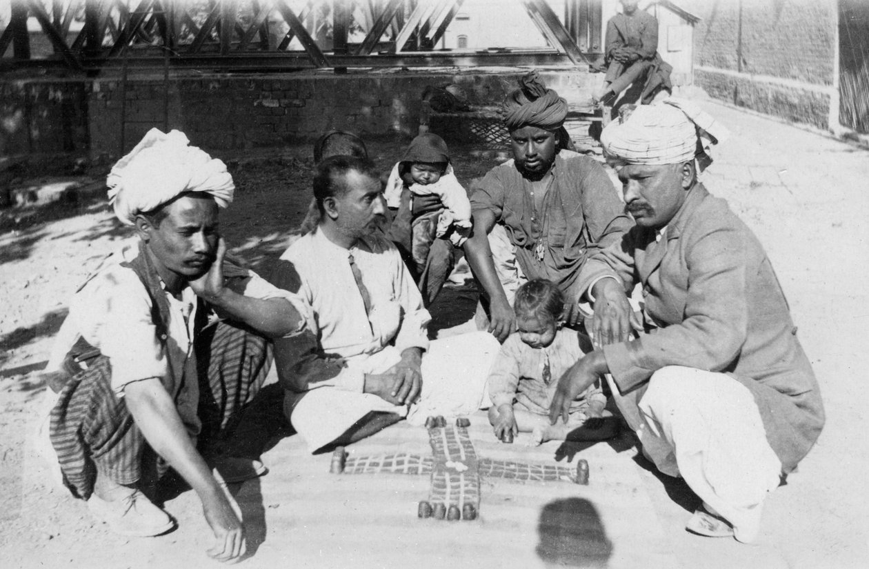 Hinduistické hazardní hry, Indie, 1916-1917 od Unbekannt