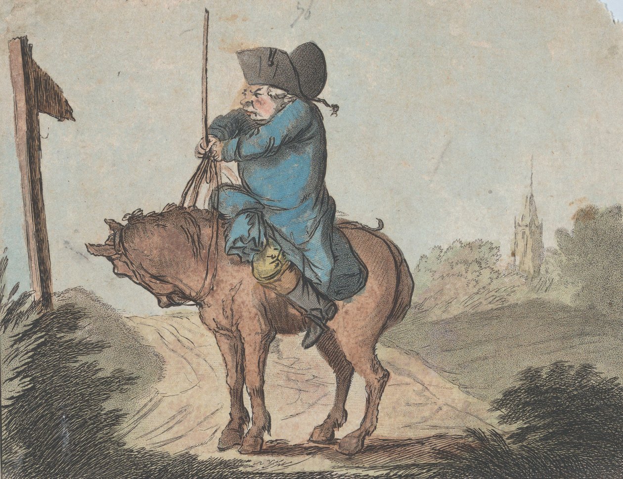 Hints to Bad Horsemen, č. 1: Symptoms of Restiveness, 10. května 1781. od Unbekannt