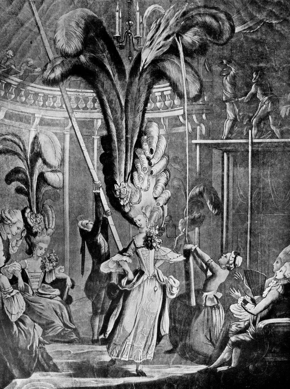 Rady dámám, aby se staraly o své hlavy, 1776 od Unbekannt