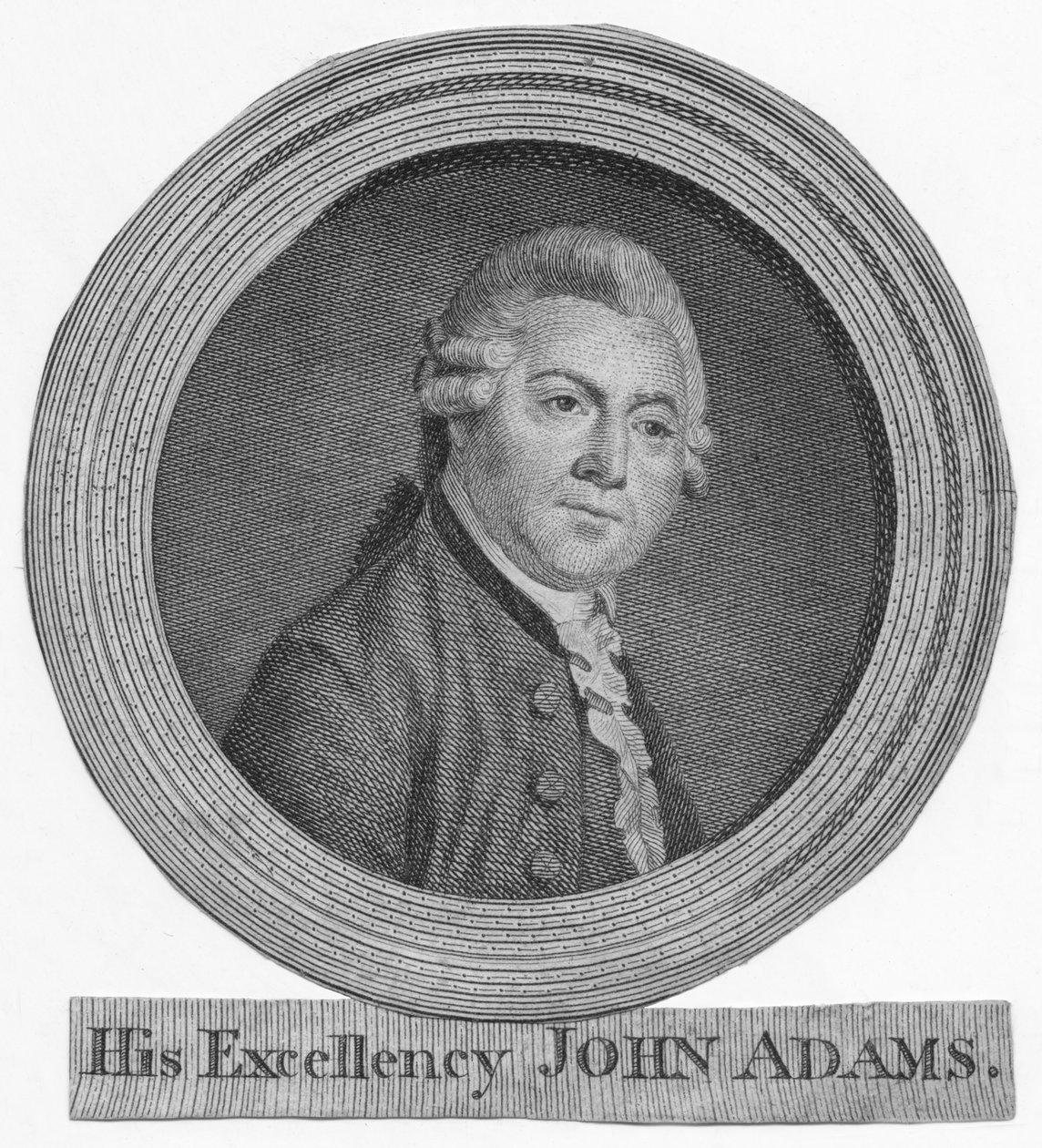 Jeho Excelence John Adams, c1783. od Unbekannt