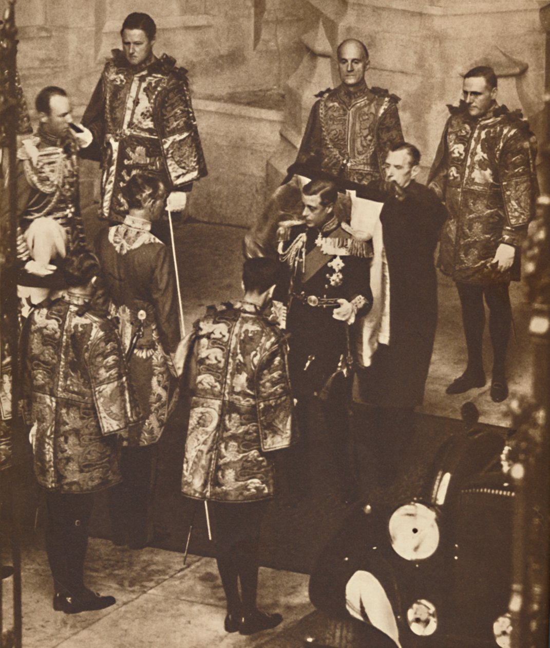 Jeho první parlament otevřen, 1937 od Unbekannt
