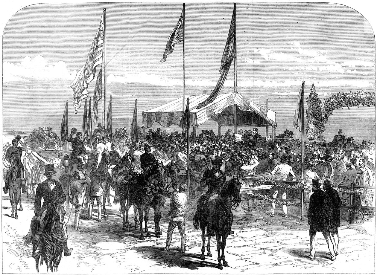 Jeho královská výsost obdrží adresu Glenelg Corporation, Austrálie, 1868 od Unbekannt