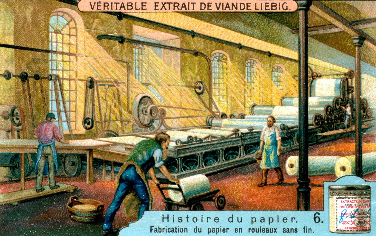 Historie papíru: 6, c1900 od Unbekannt