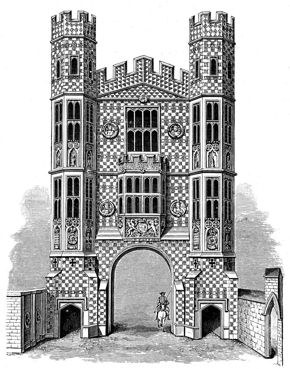 Holbein Gate, Whitehall, Londýn, 1893 od Unbekannt