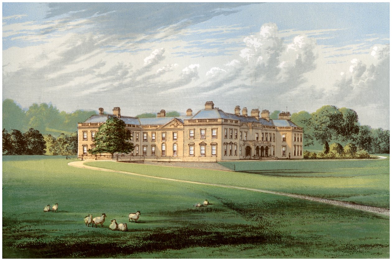 Holme Lacy, Herefordshire, domov Baroneta Stanhopea, c1880 od Unbekannt