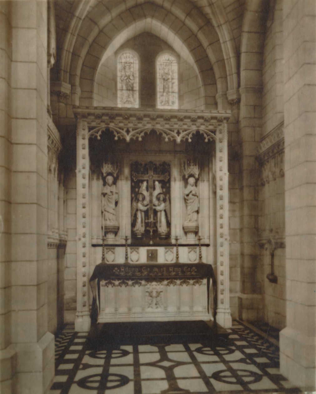 Kaple svatého Kříže, Buckfast Abbey, konec 19. a začátek 20. století od Unbekannt