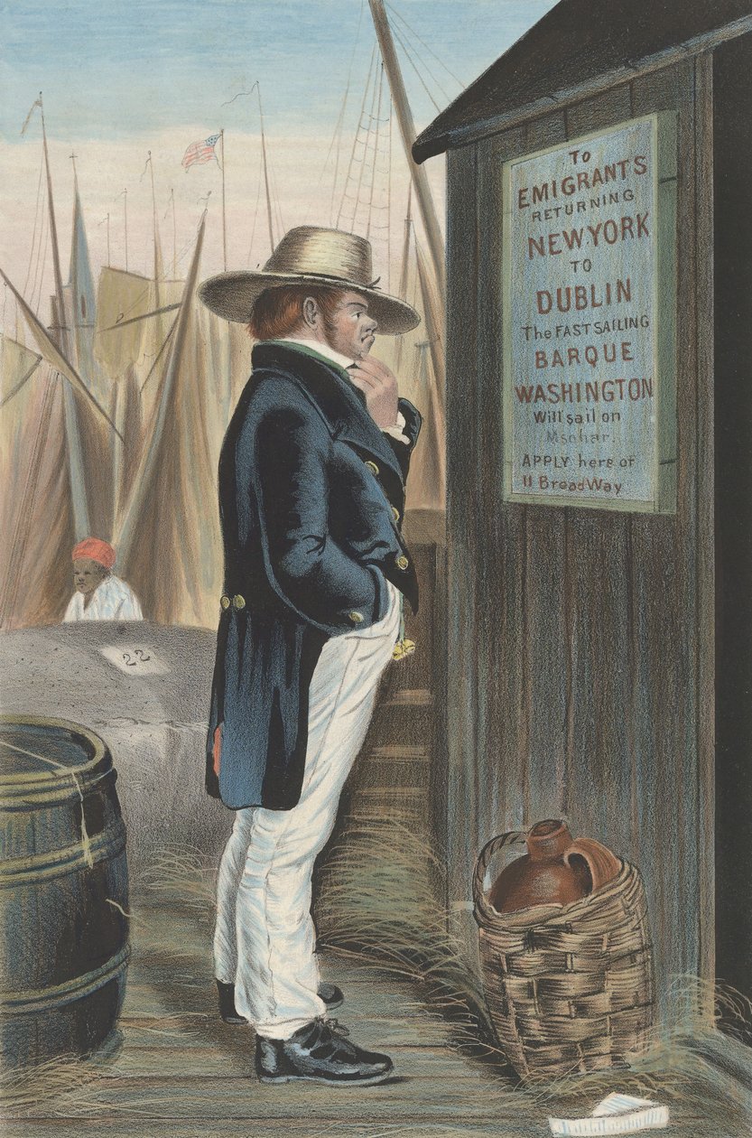Homeward Bound New York, ca. 1860. od Unbekannt