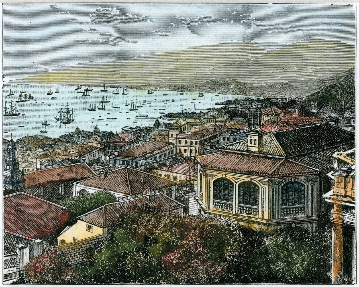 Hong Kong, c1880 od Unbekannt